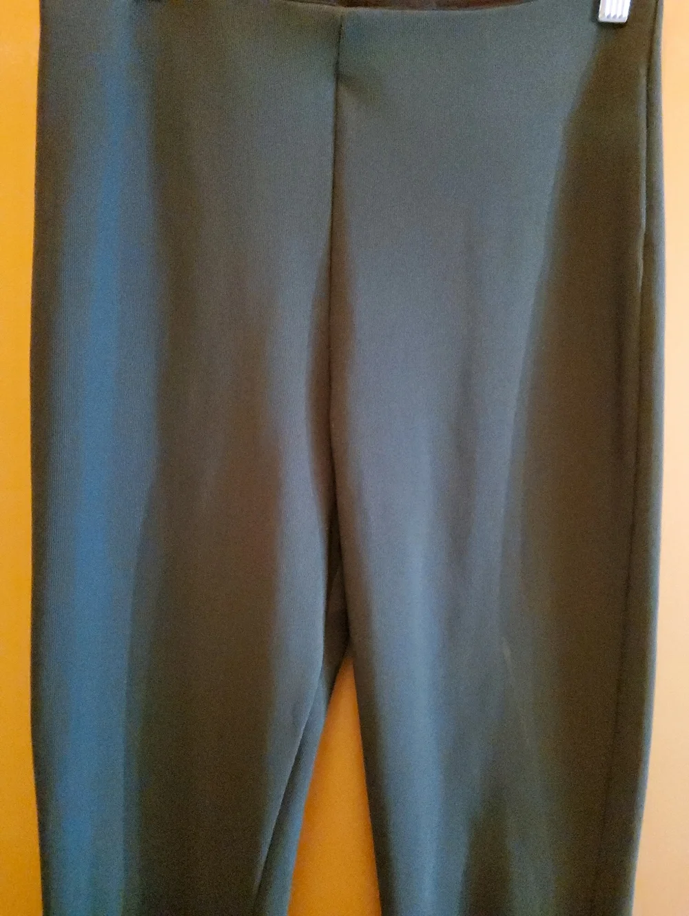 Zara Deep Green/Teal Flare Tall Pants - Picture 3 of 6